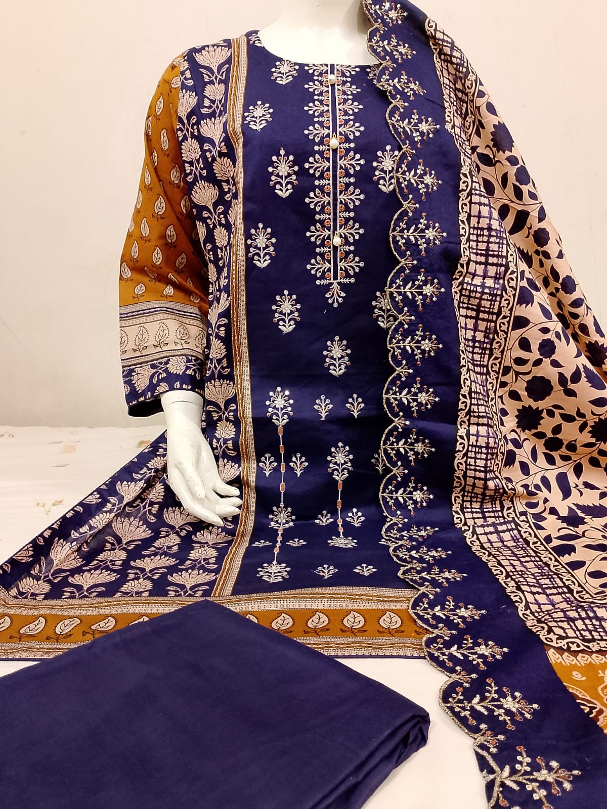 EMBROIDED CUT WORK DUPATTA'S  EMBROIDERY